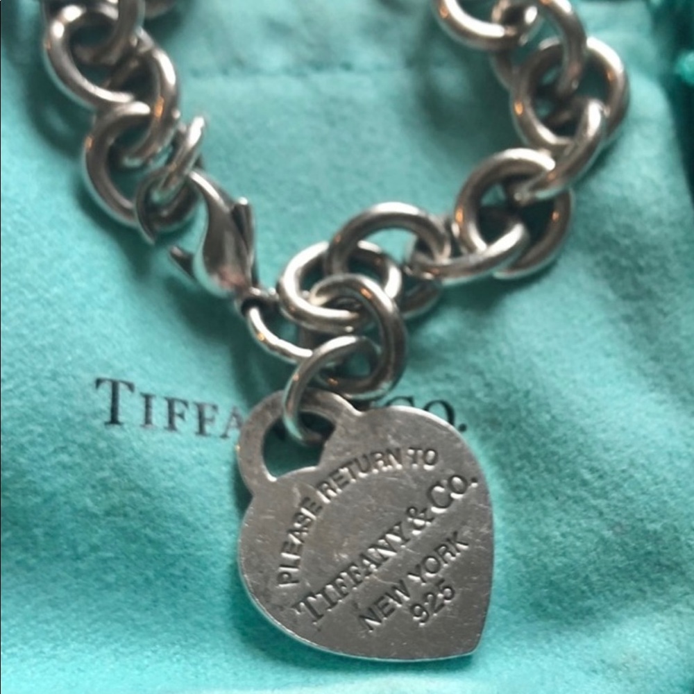 Authentic Tiffany & Co. Heart Tag Bracelet